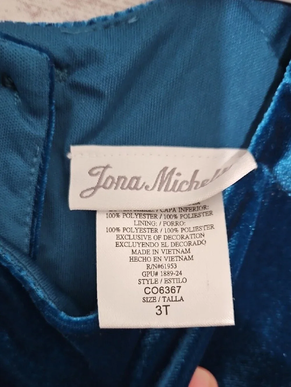 Jona Michelle elegant teal